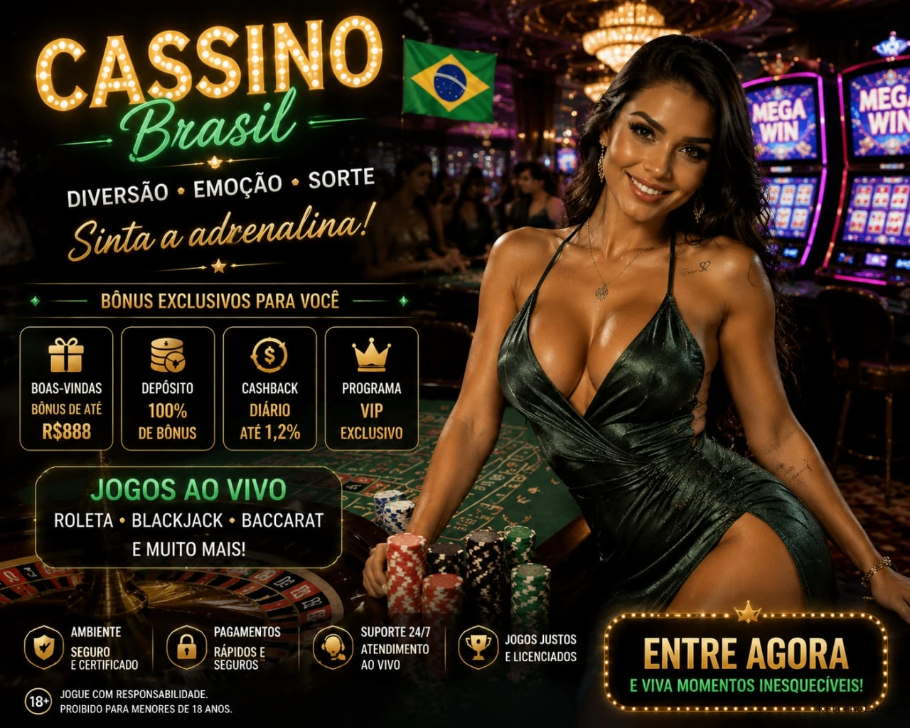 Cassino ao vivo com dealers reais da Evolution Gaming